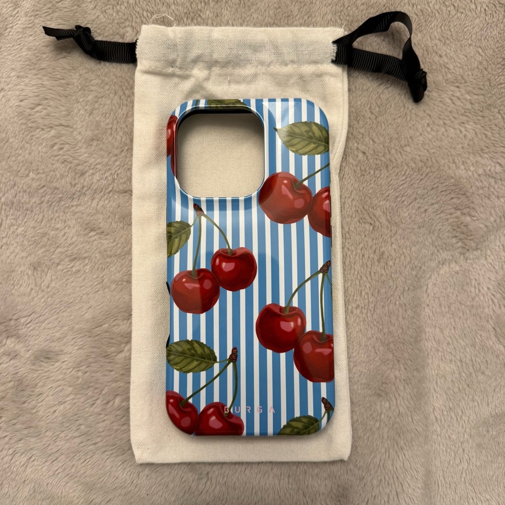 iPhone 16 Pro BURGA Cherry Phone Case